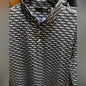 Mens RLX Golf Shirt with Gulph Mills logo